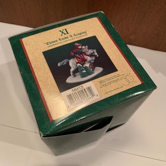 Department 56 Dept 56 XI Eleven Lords A-Leaping 12 Days Of Dickens Village - Picture 6 of 12